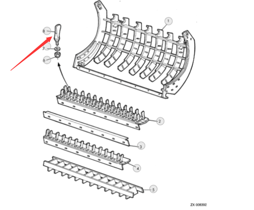 Combine Harvester Parts Forged Threshing Spike Tooth(图2)