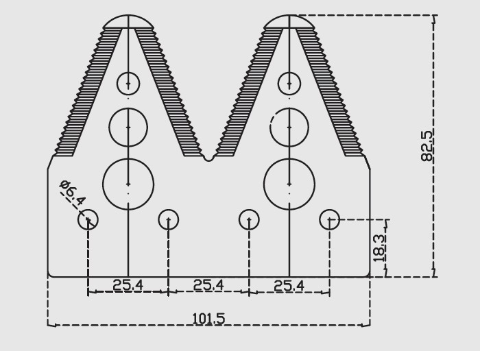 Agricultural machinery parts for combine harvester twin knife sections H163131, H153329(图7)