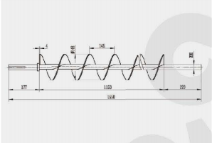 High Quality Auger For Harvester Earth Auger replacement for JD, CLAAS, CNH(图9) High Quality Auger For Harvester Earth Auger replacement for JD, CLAAS, CNH(图9)