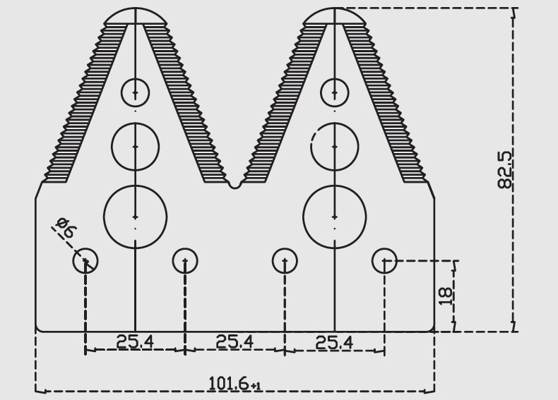 Agricultural machinery parts for combine harvester twin knife sections H163131, H153329(图5)
