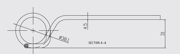 Steel baler tooth E41833, E90235, AFH 202304 Customized design 3mm, 5mm 6mm steel torsion pick-up spring tine(图17)