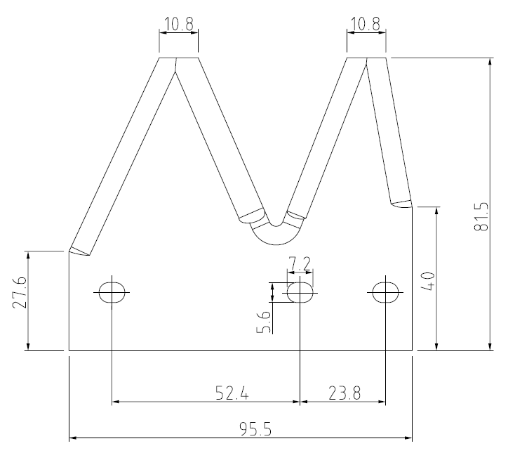 Agricultural machinery parts for combine harvester twin knife sections H163131, H153329(图11)